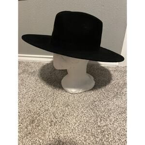Charlie 1 Horse Hat Cowboy Fitted Mens Small Black Western Wide Brim Felt S Logo